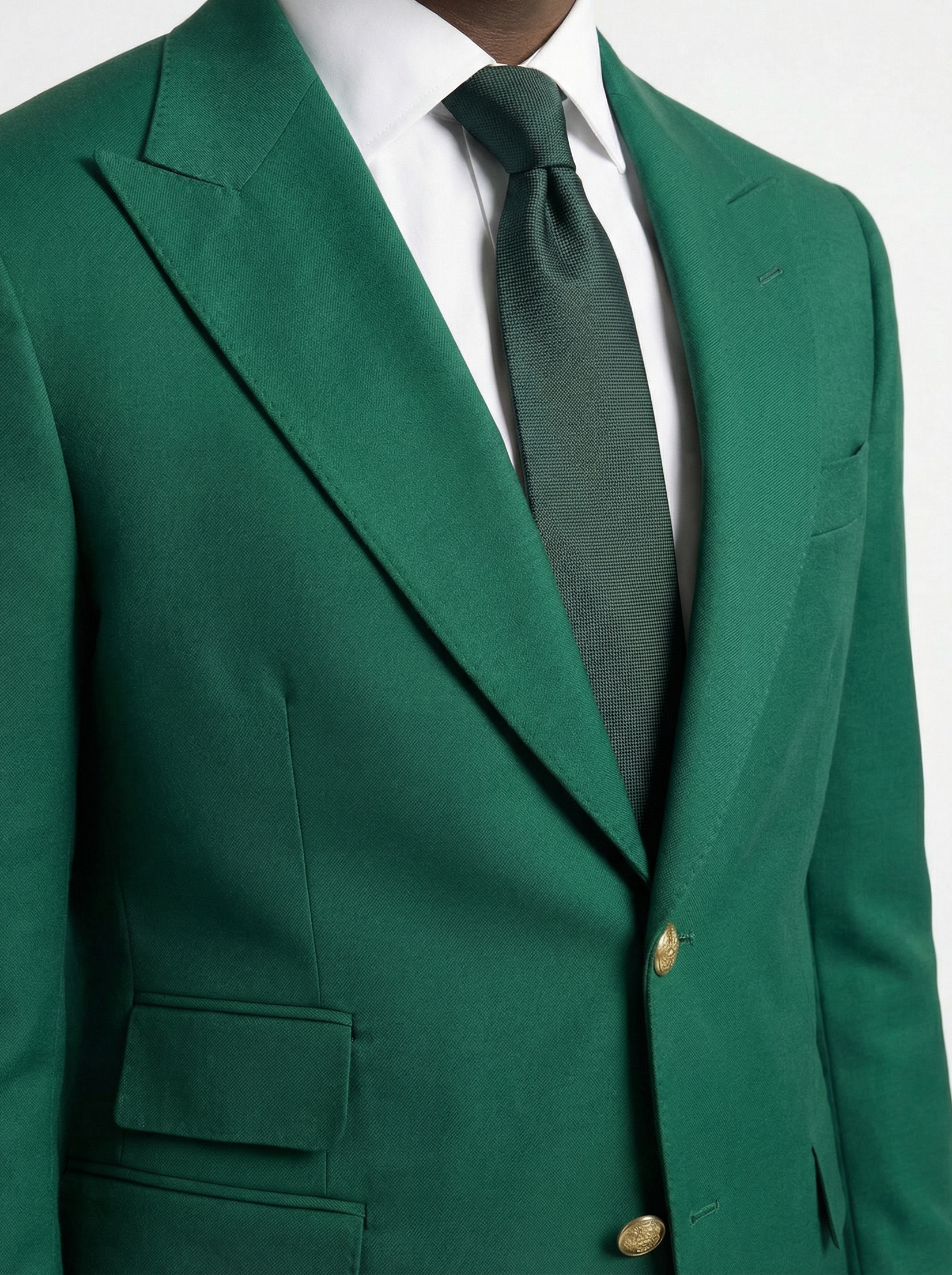 WP Premium Verde Imperiale Emerald Green Italian Wool Suit