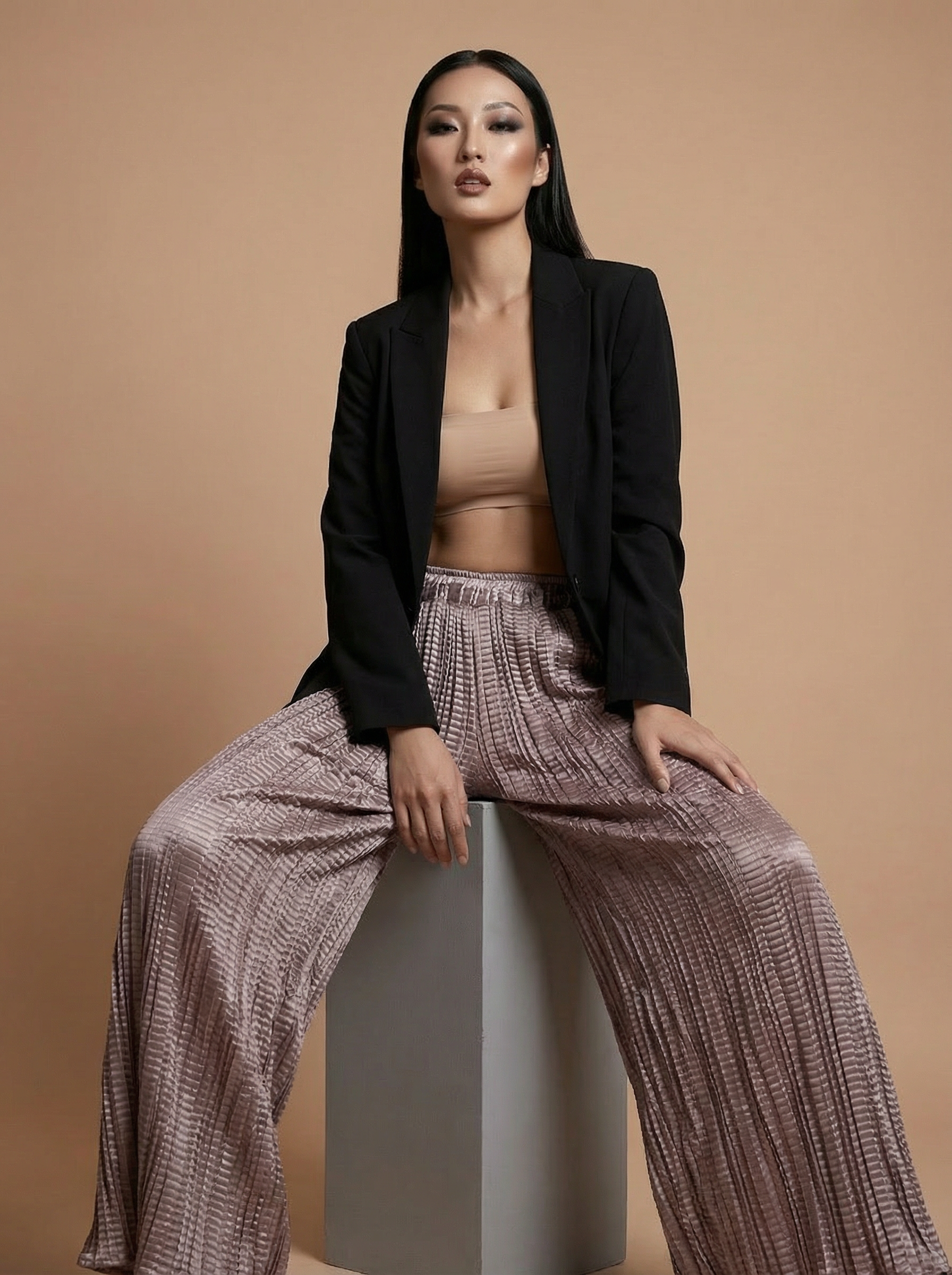 WP Zinnia Silk Crush Flow Pants Lilac-thumbmail-3