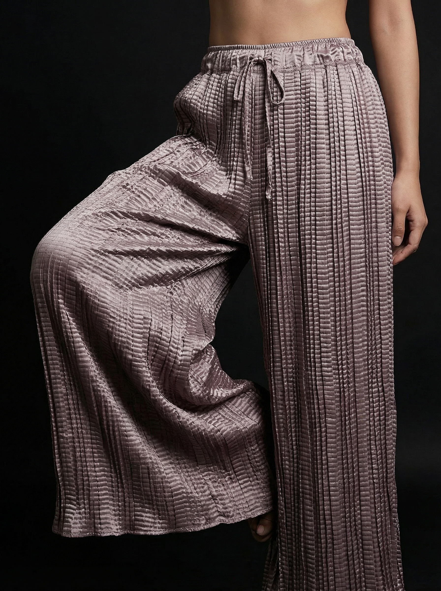 WP Zinnia Silk Crush Flow Pants Lilac