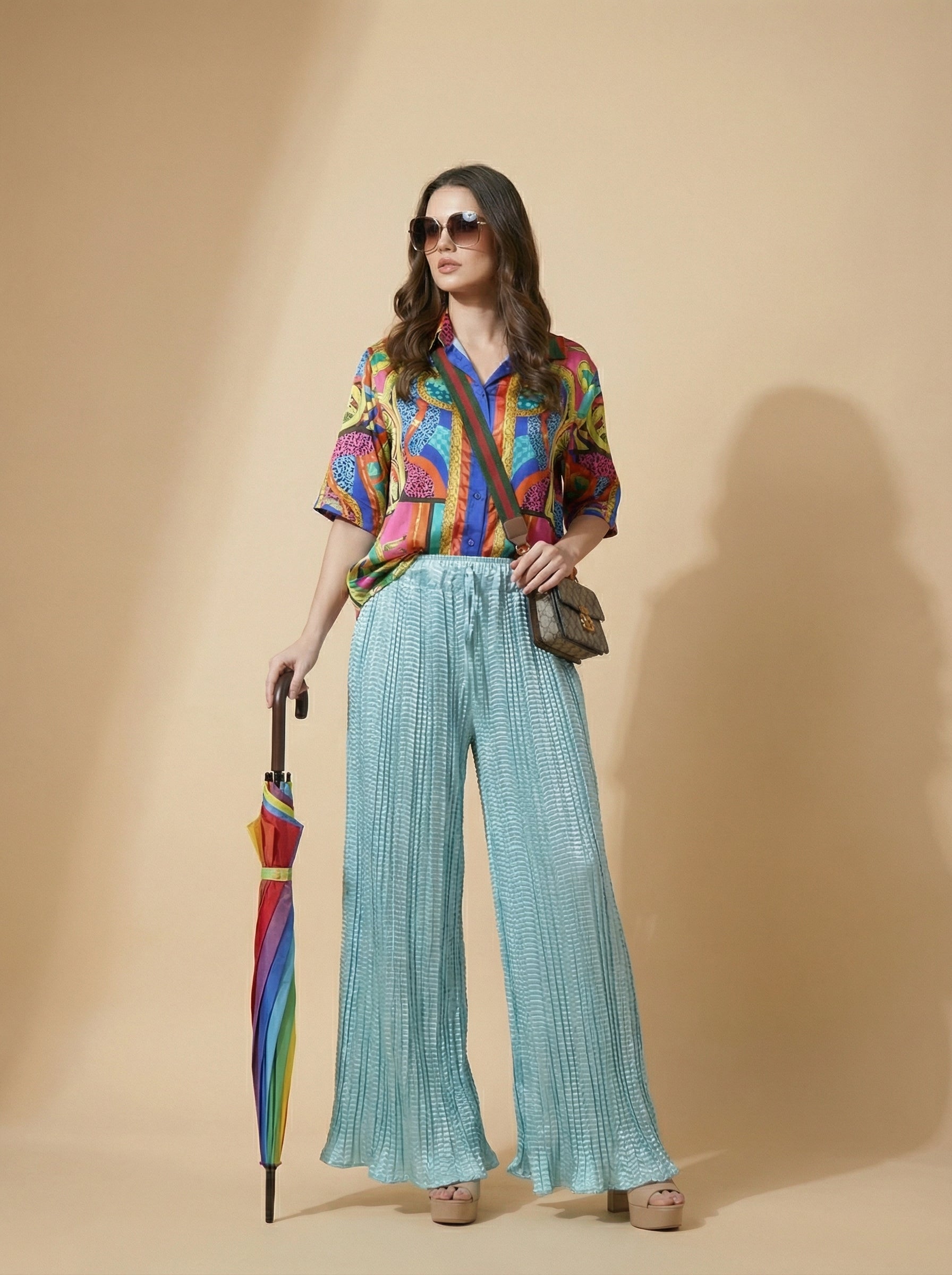 WP Zinnia Silk Crush Flow Pants Feroze-thumbmail-3