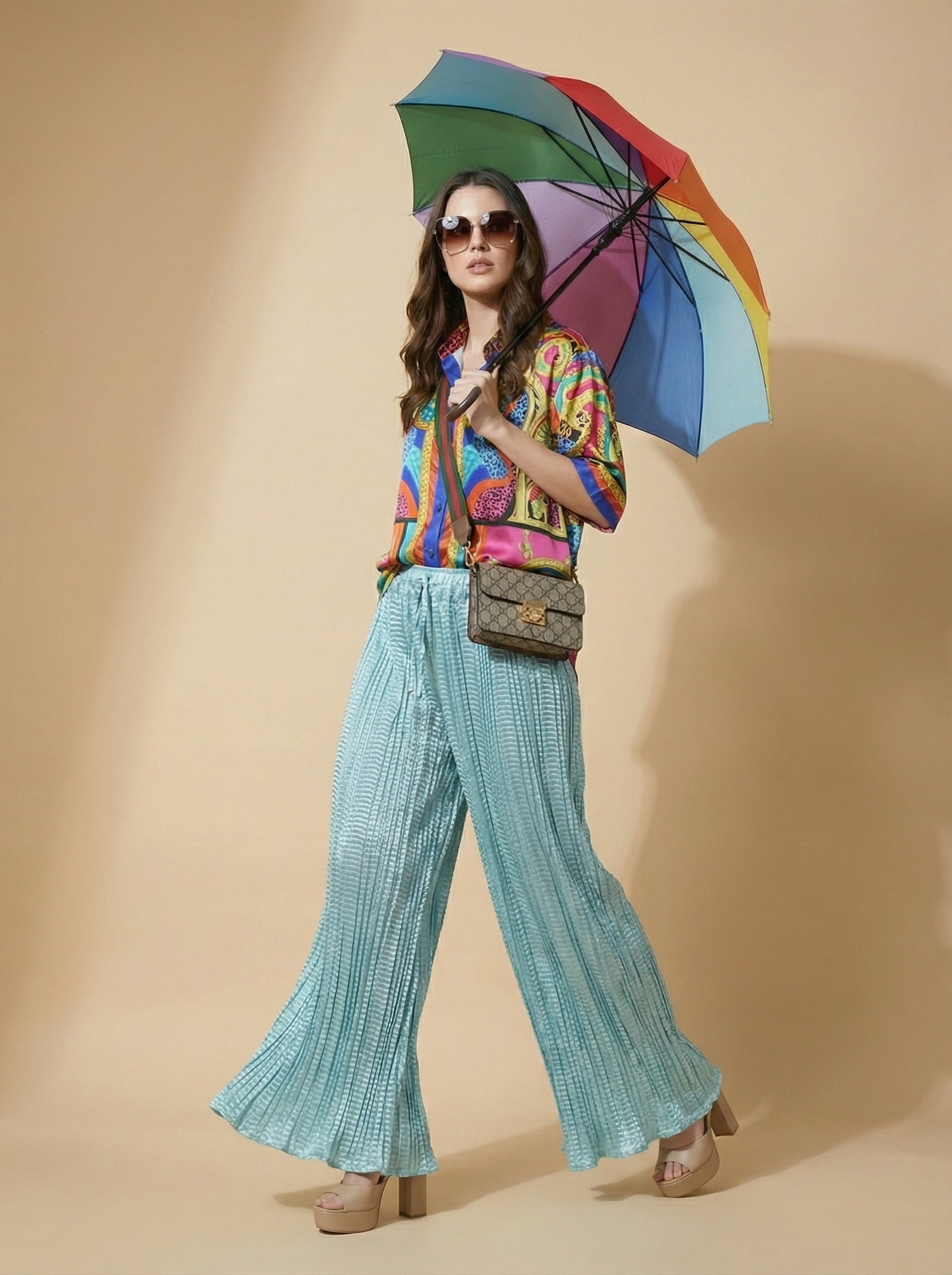 WP Zinnia Silk Crush Flow Pants Feroze-thumbmail-4