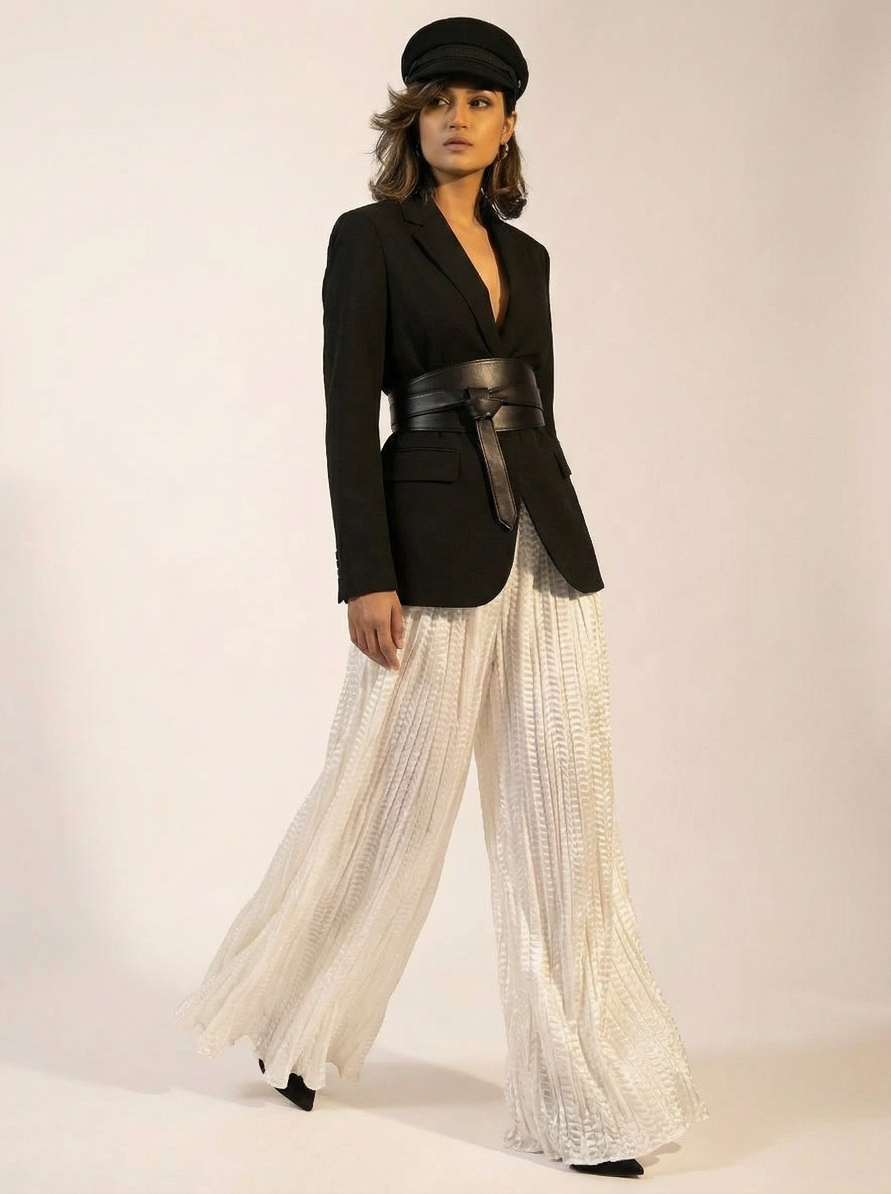 WP Zinnia Silk Crush Flow Pants Ivory