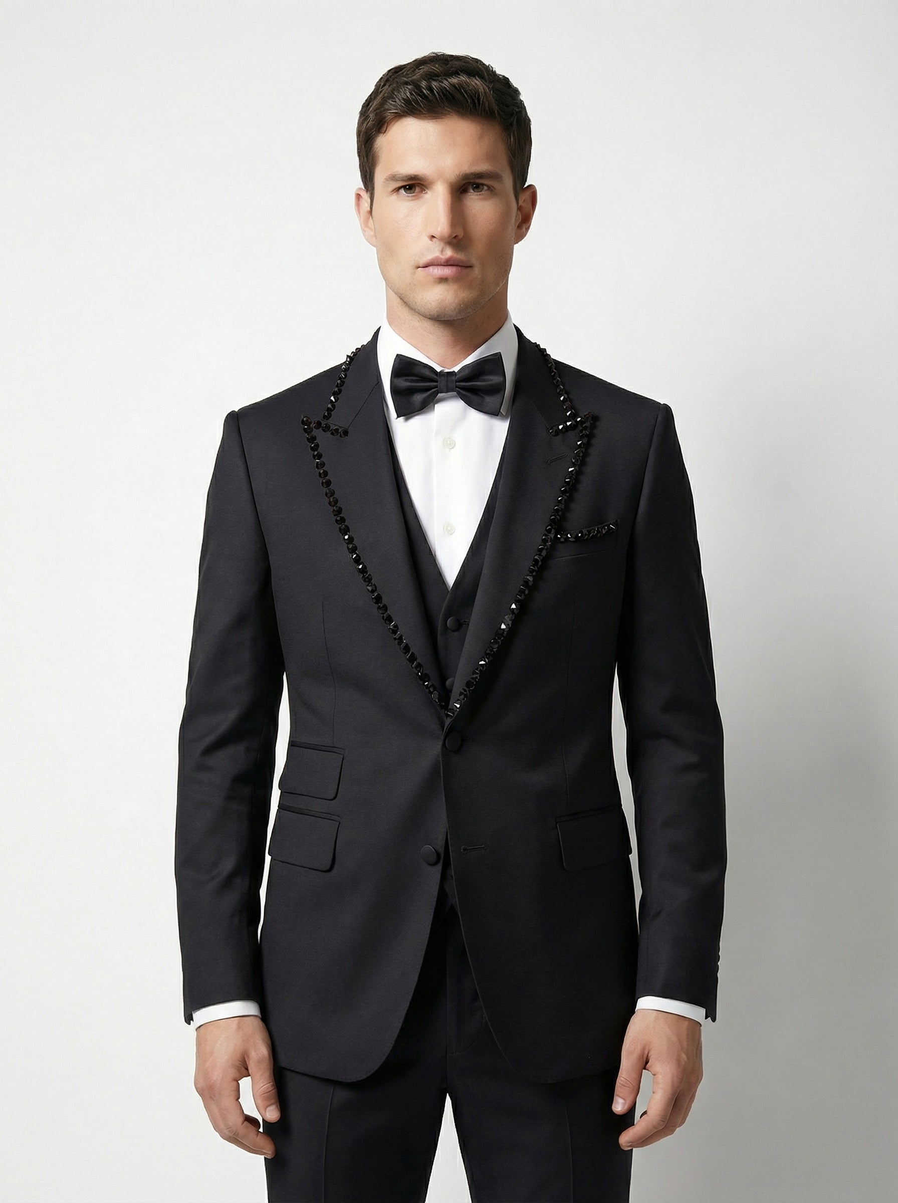 WP Super 220s Italian Wool Stone Dinner Suit