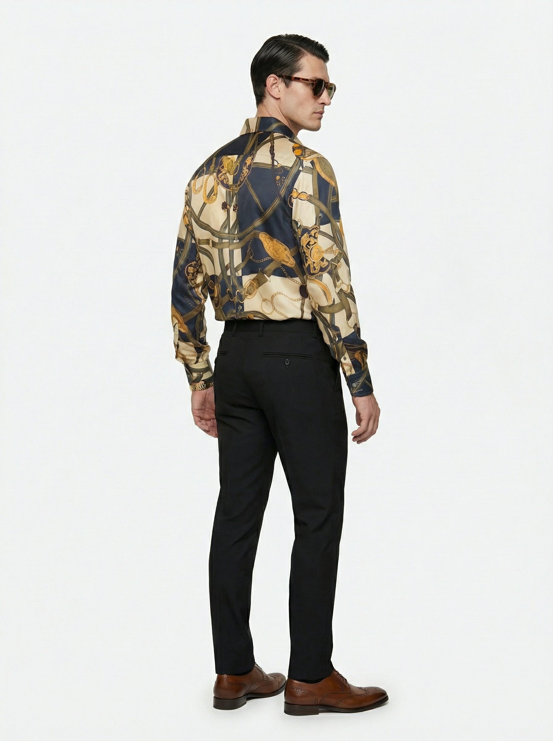 WP Virgin Printed Silk Shirt
