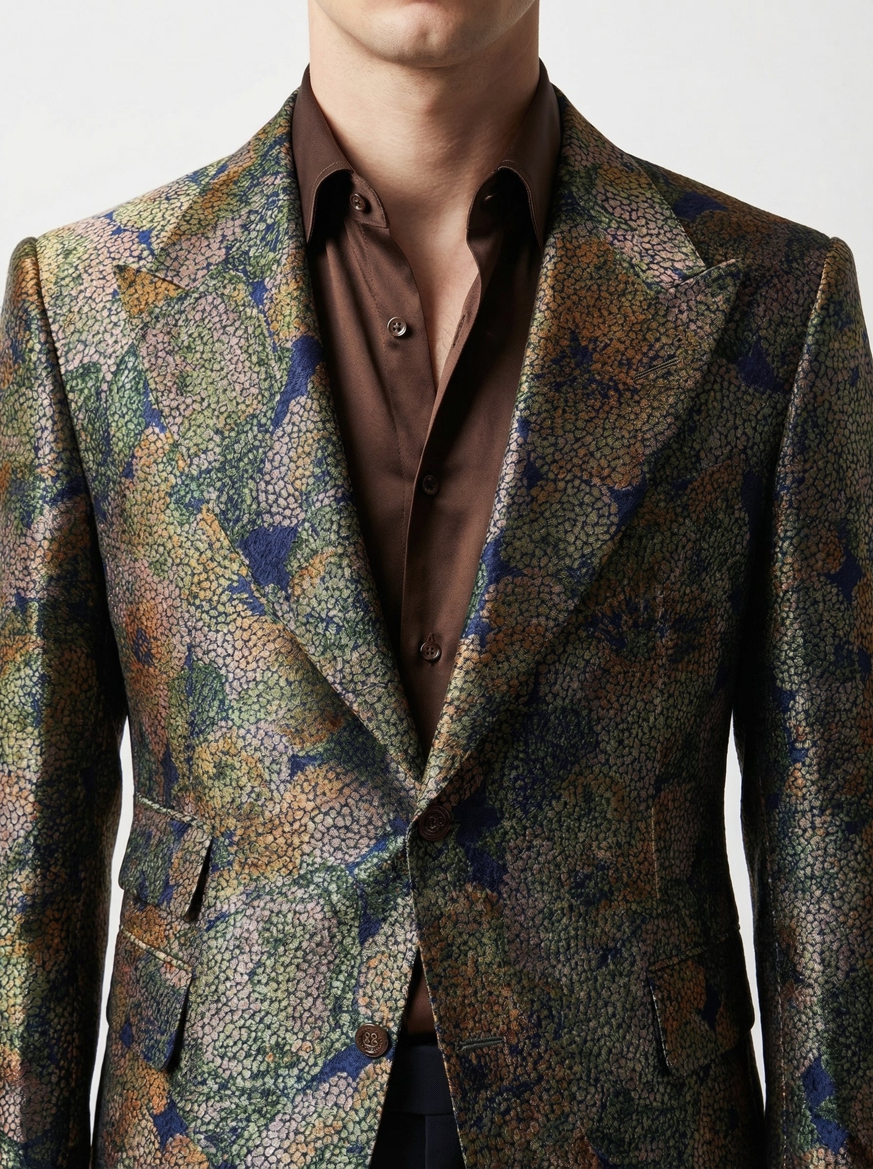 WP Multi Shade Velvet Party Jacket