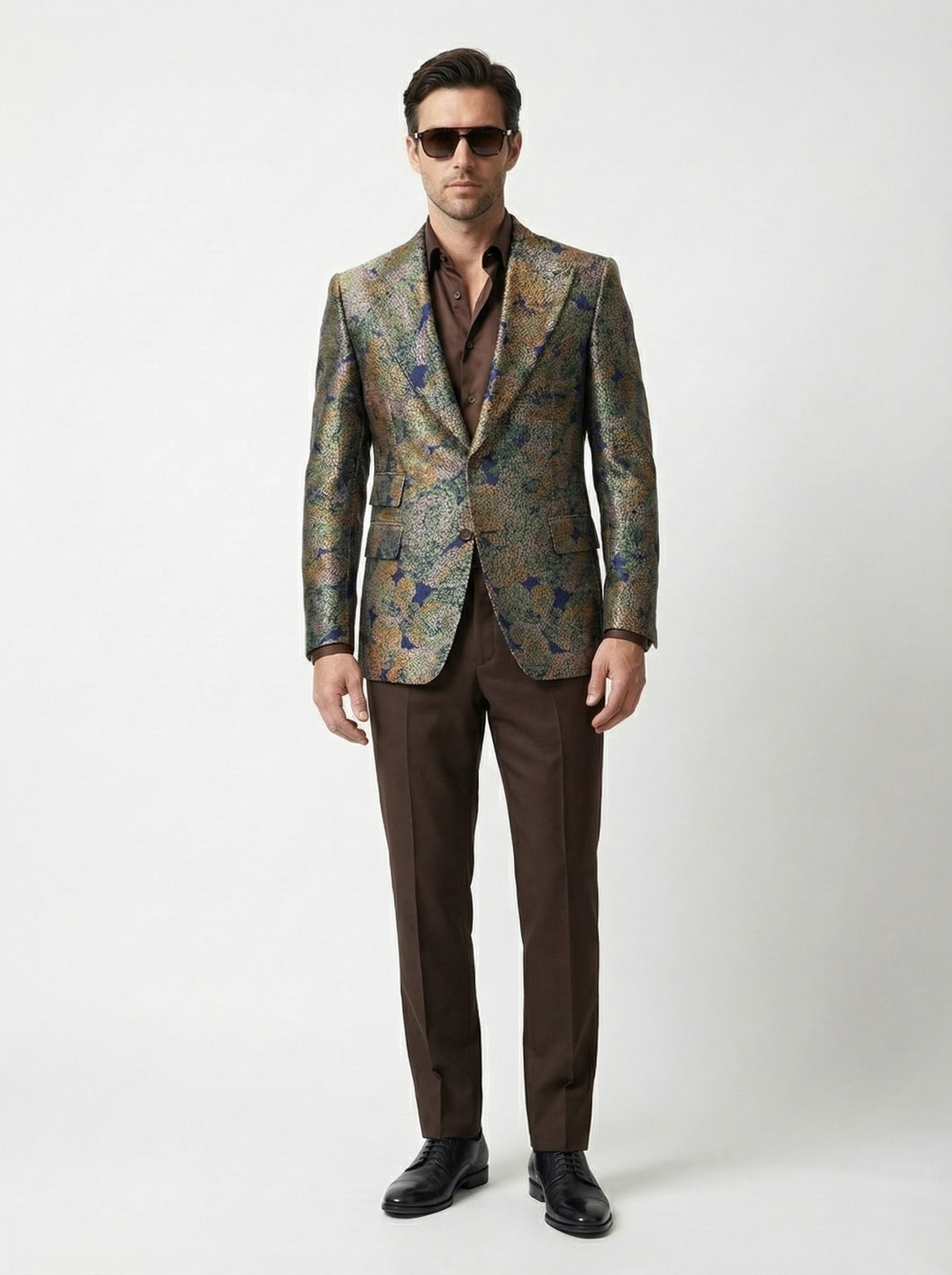 WP Multi Shade Velvet Party Jacket-thumbmail-3
