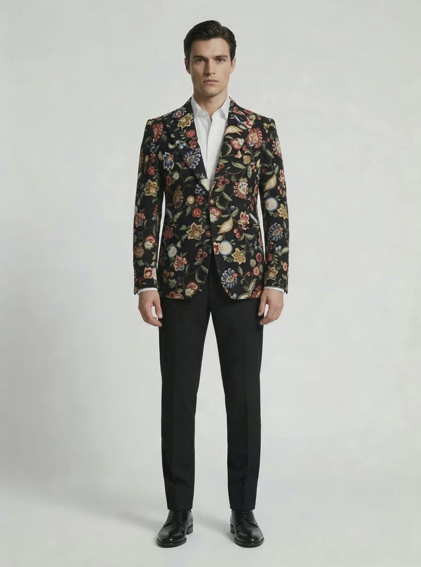 WP Premium Floral Velvet Suede Jacket Ensemble-thumbmail-4
